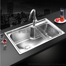 真功夫廚具廠多用水槽系列——精品不銹鋼水槽與可定做瀝水架